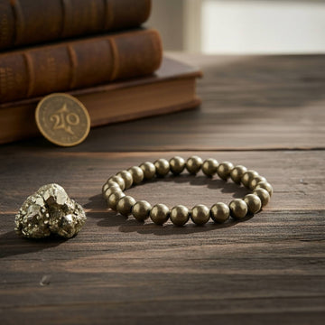 Pyrite Wealth Band – Attracts prosperity, success, confidence, positivity, and protection from negativity.