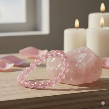 Rose Quartz Crystal Band – Love, Harmony & Emotional Healing
