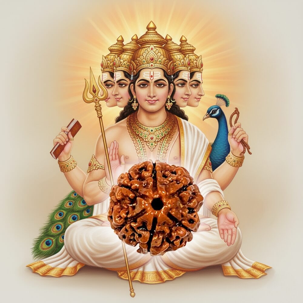 6 Mukhi Rudraksha - Chhey Mukhi