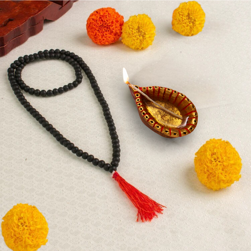 Original Karungali Malai (Mala) – Brings protection, health, prosperity, positivity, and strength.