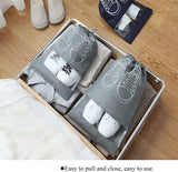 Shoe Bag - Transparent Window Portable Travel Dust-Proof Shoe Bags